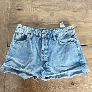 Zara Light Blue Jean Shorts